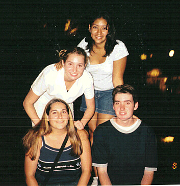 Simone, Wendy, me, and Dustin