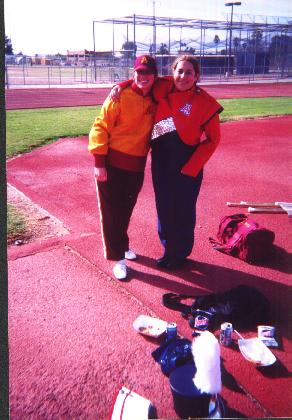 Me and Joanna at the UA/ASU Exhibition, November 2001